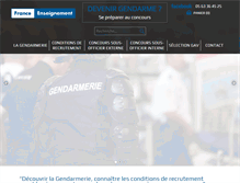 Tablet Screenshot of devenir-gendarme.fr